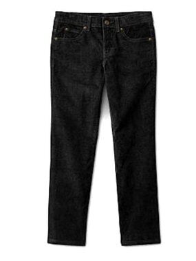 Thereabouts High Rise Straight Jeans Size 12 Black Corduroy Girls